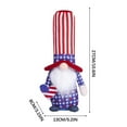 thumbnail image 2 of Summer Savings! Boovnll 4th of July Patriotic Gnomes Decorations, Cute Handmade Plush Swedish Tomte Gnomes Ornaments for Memorial Day Gifts, Patriotic Party Decor, 4th of July Decorations, 2 of 4