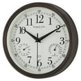 thumbnail image 4 of Mainstays 8.75" Indoor/Outdoor Antique Bronze Round Arabic Analog Wall Clock, 4 of 8