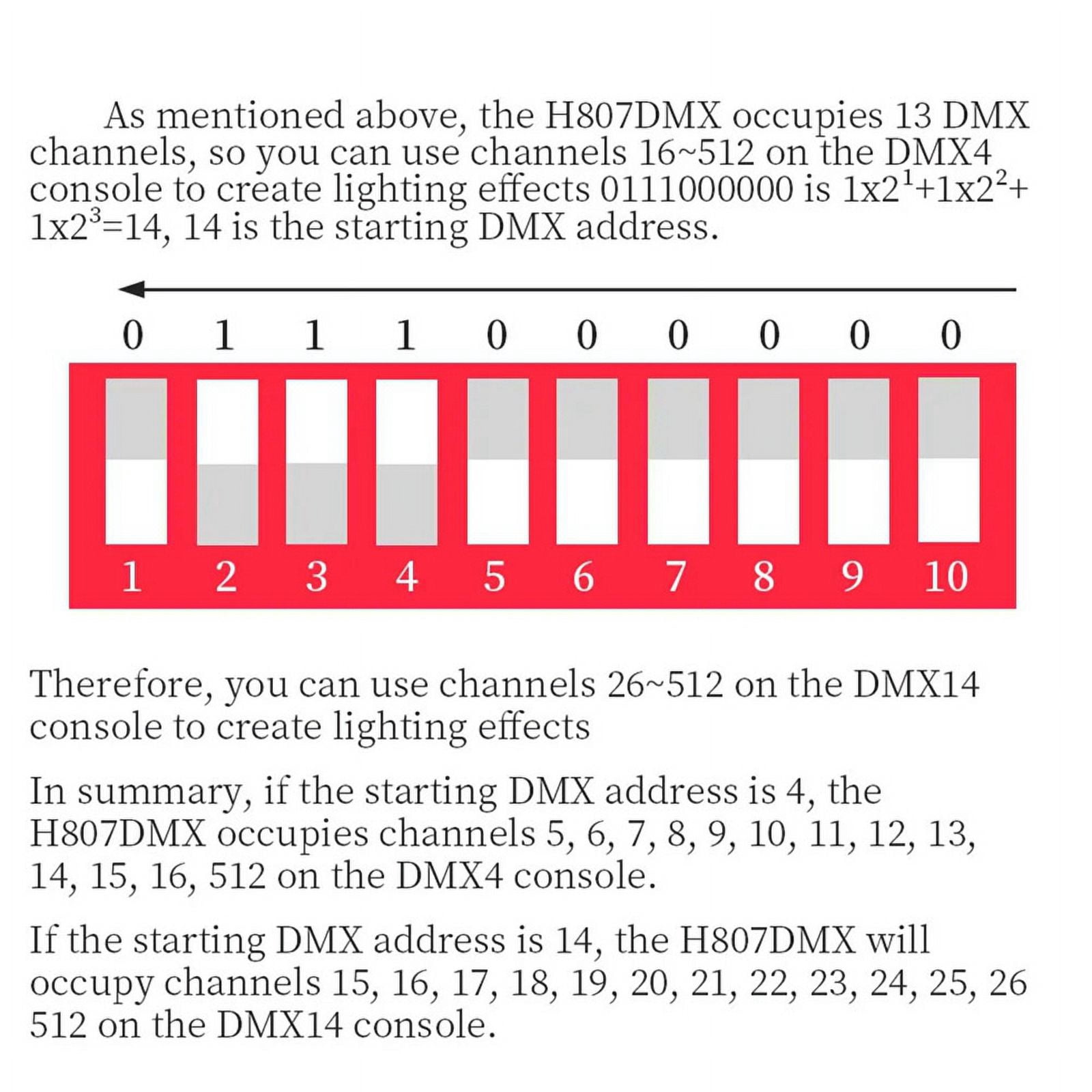 DMX512 H807 RGB LED Controller WS2811 WS2812B WS2813 WS2815 Pixels Led Strip Controller Stage Light 1024Pixels