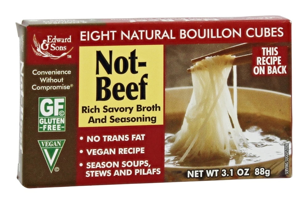 Edward & Sons GlutenFree Bouillon Cubes NotBeef 3.1 oz. Walmart Canada