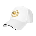thumbnail image 3 of Lispipm Casual Cotton Baseball Cap for Men and Women Outdoor Adjustable Dad Hat for Hiking Sports Unisex Soft Trucker Caps White, 3 of 6