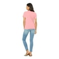 thumbnail image 5 of BELLA+CANVAS Women's Relaxed Short Sleeve Crew T-Shirt for Crafting, Pink, Small, 1-Pack, 5 of 10