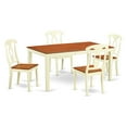 thumbnail image 3 of East West Furniture Nicoli 5 Piece Keyhole Dining Table Set, 3 of 3