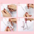 thumbnail image 4 of Math Set, 8 Pcs Geometry Set, Metal Durable Outer Box Set, Protractor and Compass Set with Ruler Protractor Eraser (pink), 4 of 5