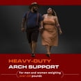 thumbnail image 4 of CRUVHEAL Insoles 220 lbs High Arch Support for Men Women Plantar Fasciitis Comfort Size XS, Black, 4 of 7