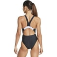 thumbnail image 4 of Women's Speedo 7723950 Active Quantum Fusion Splice One Piece Swimsuit (Black 4), 4 of 14