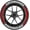 4pcs-red, variant on 4PCS 2D Car Tire Waterproof Universal Stickers Wheel Decals Motorcycle Auto Exterior Accessories, Raised Sport Lettering Set for SUV Sedan Truck Rim Decor Aufkleber