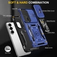 thumbnail image 7 of Hoibon Phone Case for Samsung Galaxy S26 Plus Case,[Slide Camera Cover][Kickstand] [Military Grade Protection] Shockproof Rugged Case for Samsung Galaxy S26 Plus - Blue, 7 of 7