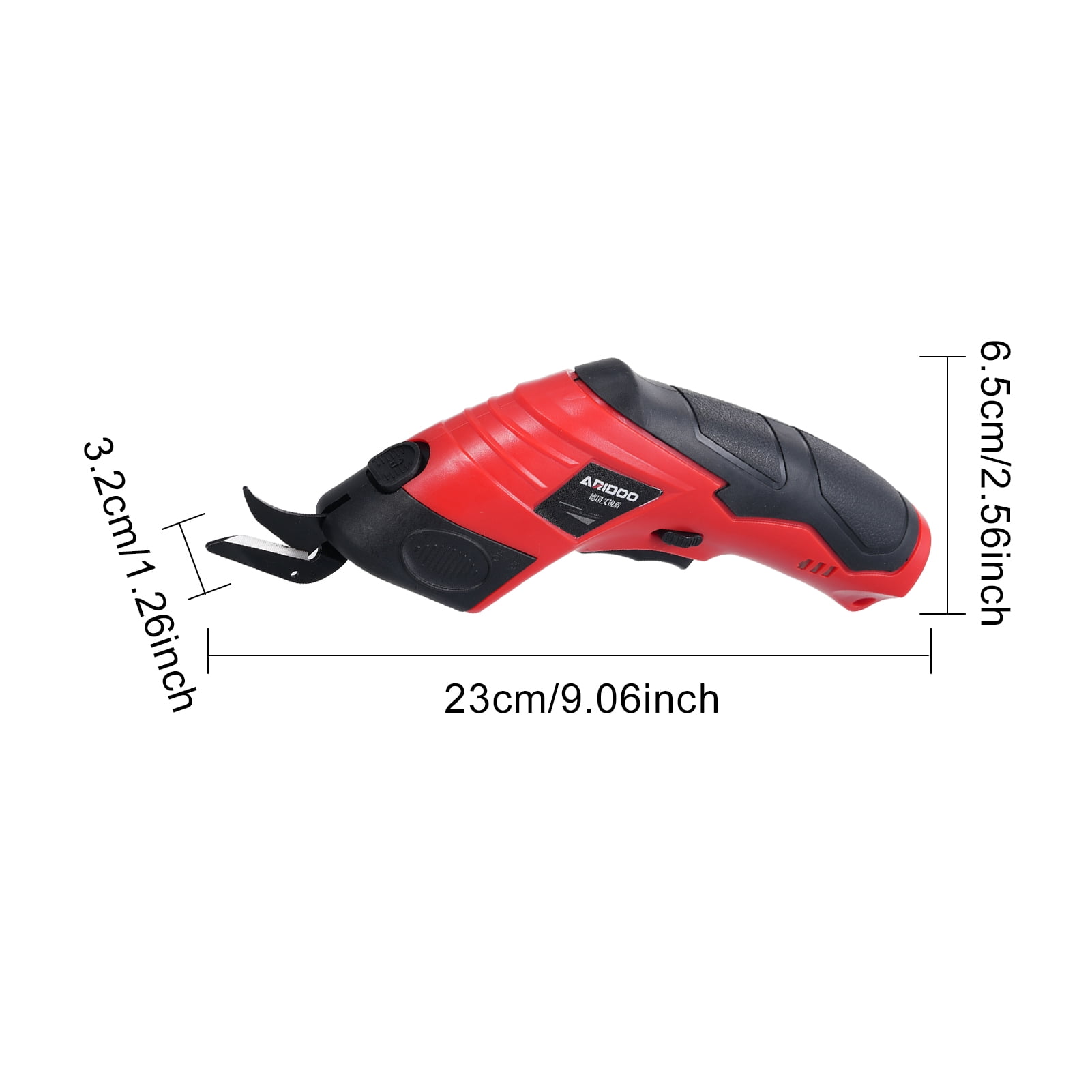 Electric Scissor 4.2V Cordless Scissors With 2pcs Replaceable Tungsten Steel Blade Rechargeable Scissors Safety Switch Maximum Cut 9mm For Cotton Fabric, Plant Stems