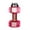 Red, variant on Dumbbell Water Bottle 16.9 fl oz Clear For Workout Hydration Portable Design For Gym, Yoga, Outdoors, Cycling,Camping,Blue