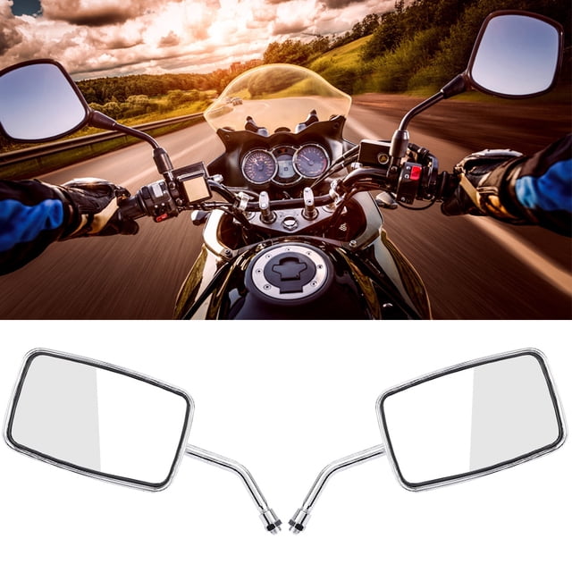 Durable Motorcycle Rearview Mirror, Easy To Install Collision Resistance Motorcycle Side Mirrors, For Motorcycle Motorbike