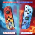 thumbnail image 2 of Controlador Inalámbrico Joypad Compatible con Nintendo Switch/OLED/Lite, Repuesto de Control para Switch, Compatible con Vibración Dual, Control de Movimiento y Función de Activación Automática, 2 of 7