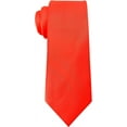 thumbnail image 1 of LAICAIW Men's Ties Solid Pure Color Plain Formal Black Ties For Men, 1 of 5
