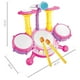 thumbnail image 3 of Juego de batería de juguete Sunnimix Instrumentos musicales para bebés batería de guardería electrónica Rosado, 3 of 8