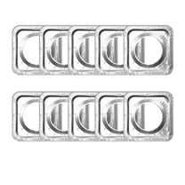 Huayishang Grill Mat Gas Stove Mat Oil Proof Mat Aluminum Foil Tin Foil Mat Cleaning Mat B, Kitchen Essentials Clearance Sale