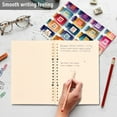 thumbnail image 4 of FORMRS 1-Subject Spiral Notebook 8" x 5" College Ruled 60 Refillable Sheet A5 Hard Cover, 2 Pack, Blue Jam Jars, 4 of 7