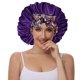 thumbnail image 2 of Turbante satinado de seda Vettres para dormir, pelo liso, 2 of 6