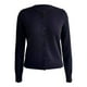 thumbnail image 1 of Suéter George para Mujer, con Botones  Cuello Redondo Tela Rib Negro Talla CH, 1 of 4