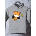 thumbnail image 3 of Cute Pumpkitty Bat Costume Hoodie Toddler -Image by Shutterstock,  5 Toddler, 3 of 4