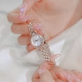 thumbnail image 7 of Petite Womens Round Simple Wrist Watch Fashion Dress Diamond Female Watches for Ladies Analog Quartz Stainless Steel Waterproof Watch, 7 of 7