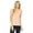 Peach, variant on Bella Canvas Women's Flowy Rolled Cuffs Muscle Tee