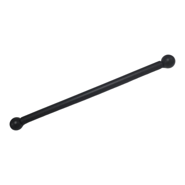 Poste de lámpara de metal, varilla de bandera, brazo transversal para poste de luz de calle, fácil de instalar, brazo transversal para de lámpara de Bola negra de 56 cm