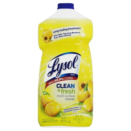 Lysol Power and Fresh All Purpose Cleaner, Lemon Sunflower, 40 Ounce