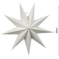 thumbnail image 4 of Colgante de estrella de papel estrella de nueve puntas 3PS-30cm negro, blanco, gris estrella de nueve puntas cada uno, 4 of 4
