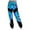 Sky Blue, variant on Idoravan Women's Plus Size Pants Clearance Ladies Hot Stamping Patent Leather Sexy Leak Navel Sleeve Casual Trousers