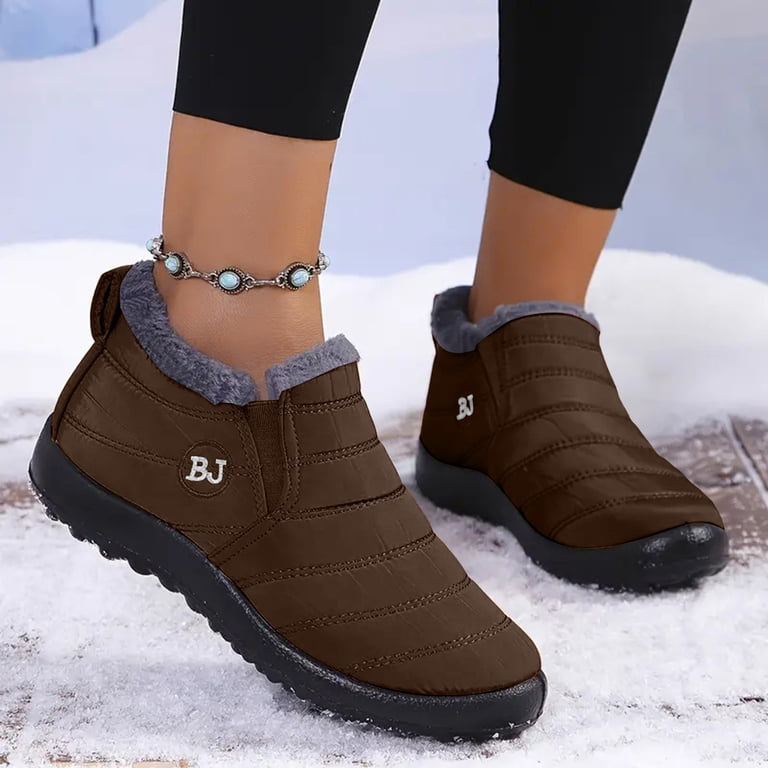 Adult Winter Boots for Women Men Lightweight Waterproof 