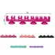 thumbnail image 4 of GOOHOCHY Porta brochas de maquillaje de silicona portátil con 4 ventosas Brocha de maquillaje Organizador de cosméticos Estante de brochas de secado Herramienta de belleza (Rosa roja), 4 of 7