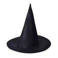 thumbnail image 4 of Sombrero de bruja de Halloween Gorra puntiaguda mágica Suministros de sombrero misterioso negro, 4 of 5