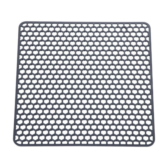 MERILER Kitchen Insulation Mats - Protective Sink Table Mats, Silicone Drainage Mats, Heat & Water Resistant | Stylish Countertop Mats with Ridge & Lip Design | Ideal Gift