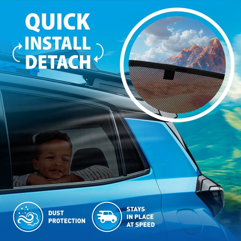 Magnetic Car Sun Shade For Mazda CX-30 2019-2025 - Rear Window Breathable Mesh Curtain For Baby & UV Protection