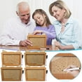thumbnail image 1 of Wooden Coin Storage Box, Portable Savings Jar, Adjustable Counter Display, Simple Design, For Home Office, Budgeting Aid, Small Desktop Organizer, Craftsmanship Quality, Travel Ready, Financial, 1 of 9