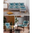 thumbnail image 6 of Blue Octopus Coastal Couch Cushion Covers Stretch, Washable Sofa Seat Covers Individual Seat Cushion Sofa Slipcovers Summer Beach Ocean Starfish Coral Couch Cover Furniture Protector S-3PCS, 6 of 7