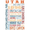 thumbnail image 3 of Utah, Typography (100% Cotton Canvas Reusable Tote Bag), 3 of 3