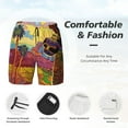 thumbnail image 5 of Daiia Beautiful African Woman Mens Swim Trunks Swim Shorts Quick Dry Swim Shorts with Mesh Lining Pockets-Large, 5 of 9