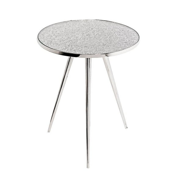 Home Gear Table d'appoint Plateau en fonte d'aluminium