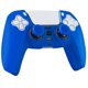 thumbnail image 1 of RV Para controlador PS5 Funda de goma protectora de silicona antideslizante con agarre de piel bonita, azul Rojo Verde, 1 of 5