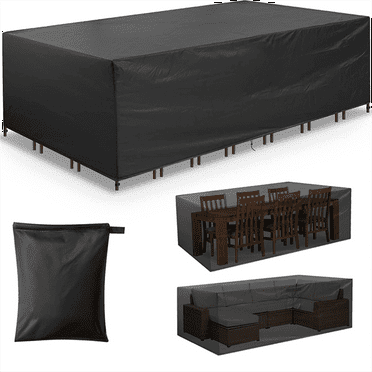 2024 TOP! Patio Furniture Set Cover Waterproof,Heavy Duty Funiture Covers for Outdoor Sectional Sofa Wicker Rattan Table XXL