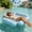 Blue, variant on Hurber 2-Pack Inflatable Pool Floats for Adults & Teens, Foldable and Portable Floating Lounger Pads for Pool/Beach/Vacation (Blue, Set of 2)