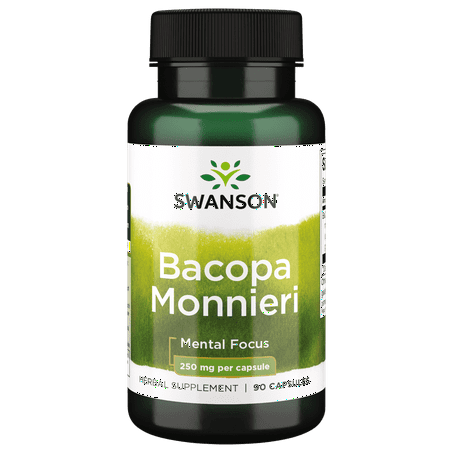 Swanson Bacopa Monnieri Extract Bacognize 250 Milligrams 90 Capsules