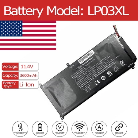 LP03XL Battery for HP Envy 15-AE137TX 15-ae124t 15-AE020NG 15-AE140TX 15-AE144TX 15-AE148TX 14-J001XX 15-AE012UR 15-AE151TX 15-AE160NZ 15-AE174NZ 15-ae019T 15-ae000na 15-AE105UR 15-AE106NO