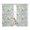 Mint Green Gray Green Light Pink, variant on Pink Flowers Semi Sheer Window Curtains 72 Inches Long, Green Country Botanical Floral Leaves Rod Pocket Voile Silky Chiffon Curtain Light Filtering Drapes for Living Room, Kitchen, 52"x72", 2 Panels