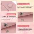 thumbnail image 3 of Uxcell Jewelry Pouch, Soft Velvet Pouches with Snap Button Portable Storage for Rings Necklace Bracelet Earring Pink 4x4 Inch, 3 of 7