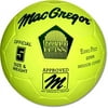 MacGregor Indoor Soccer Ball, Size 5, Black and Yellow