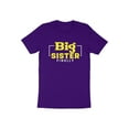 thumbnail image 6 of Big Sister Finally New Sister Gift for Girls Teens Women T-Shirt Big Sister To Be Sibling Birthday Holiday Present Tshirt, 6 of 10