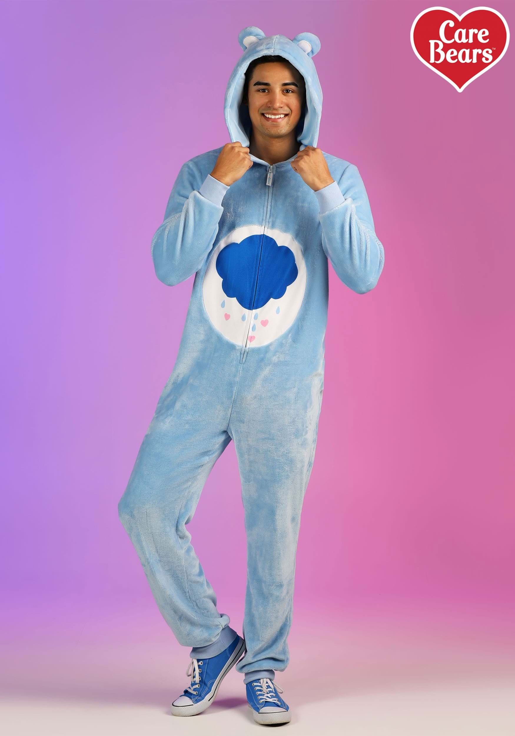 Adult Care Bear Grumpy Bear Onesie Walmart