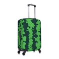 thumbnail image 3 of Uemuo Green Stripes Of Watermelon Printed Washable Luggage Cover - Fashion Suitcase Protector Fits 18-32 Inch Luggage -X-Large, 3 of 9